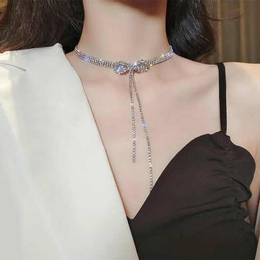 NEULRY Metal Style Silver Color Triangle Pendant Necklace