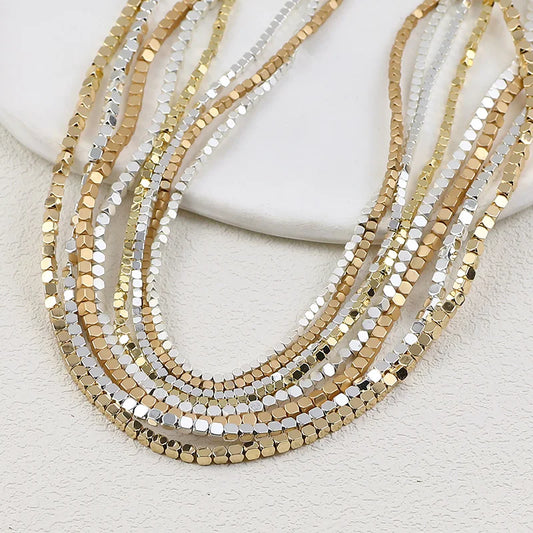 BTFBES Square Stone Beads