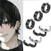 UNISEX 2Pcs Anime Chainsaw Man Yoshida Hirofumi Cosplay Ear Clip Earrings