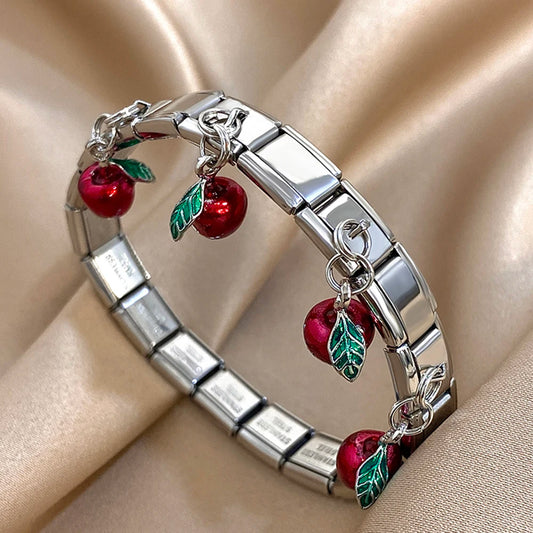 AENSOA Stainless Steel Elastic Bracelet Bangle for Women