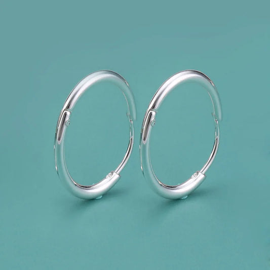 SMYXY UNISEX Stainless Steel Small Hoop Earrings