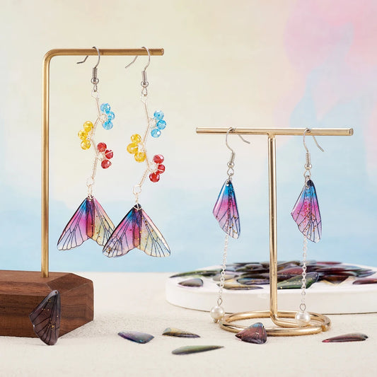 100Pcs Butterfly Wing Insect Dragonfly Wing  Pendant