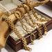 AENSOA Thick Chain Stainless Steel Bracelet