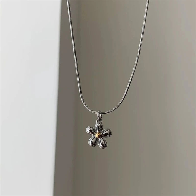 IMIXLOT Korean Fashion Sweet Cool Flower Star Butterfly Pendant Necklace for Women