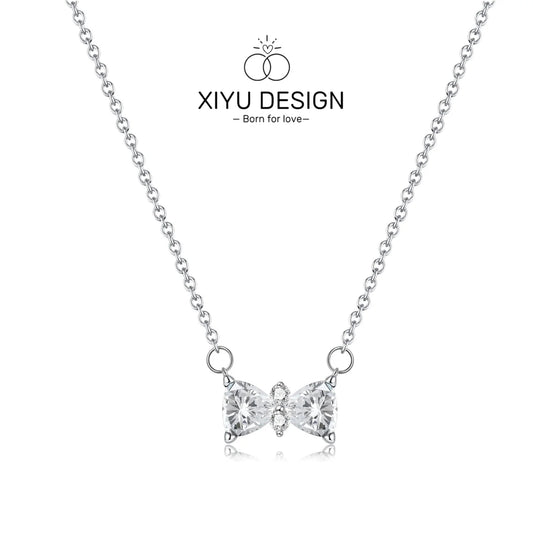 XIYU DESIGN 925 Sterling Silver Multi Shapes Ring Earrings Necklace