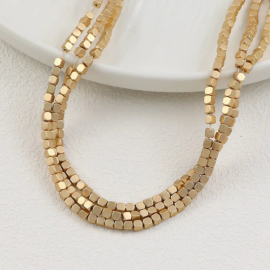 BTFBES Square Stone Beads