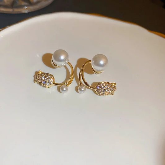 AHMED Light Luxury Stud Earrings for Women