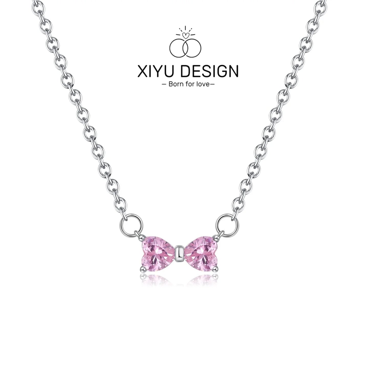 XIYU DESIGN 925 Sterling Silver Multi Shapes Ring Earrings Necklace