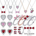 XIYU DESIGN 925 Sterling Silver Multi Shapes Ring Earrings Necklace