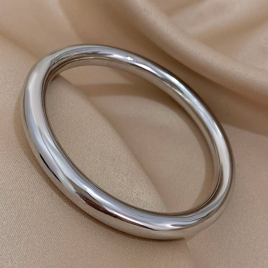 AENSOA Stainless Steel Thick Bracelet